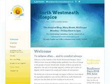 Tablet Screenshot of northwestmeathhospice.ie